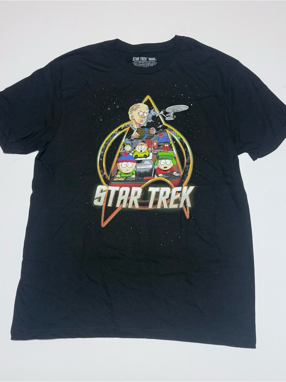 Rare South Park Star Trek T-shirt sz Med